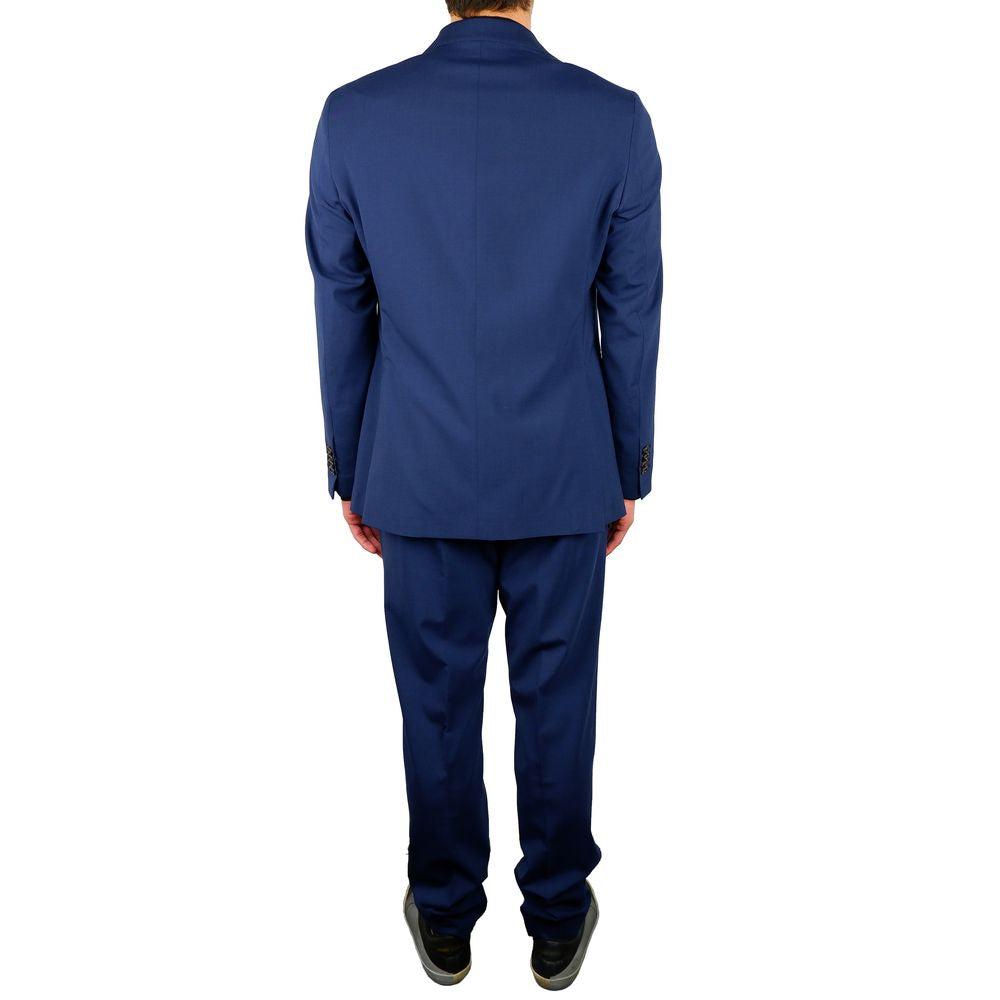 Aquascutum Elegant two-piece suit made from a wool blend in blue